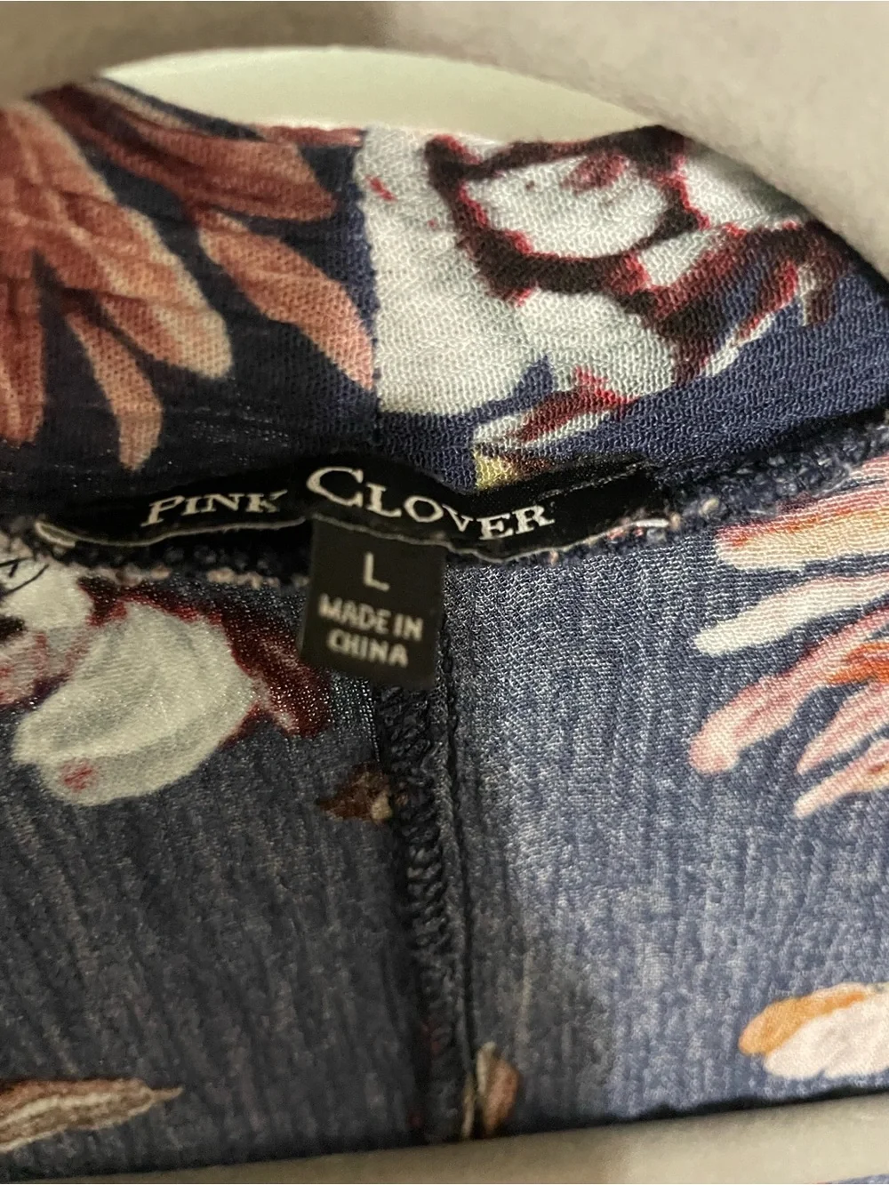 Pink Clover Navy Floral Women’s Jeans